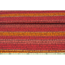 Jersey - Squares n Stripes Blaubeerstern terracotta